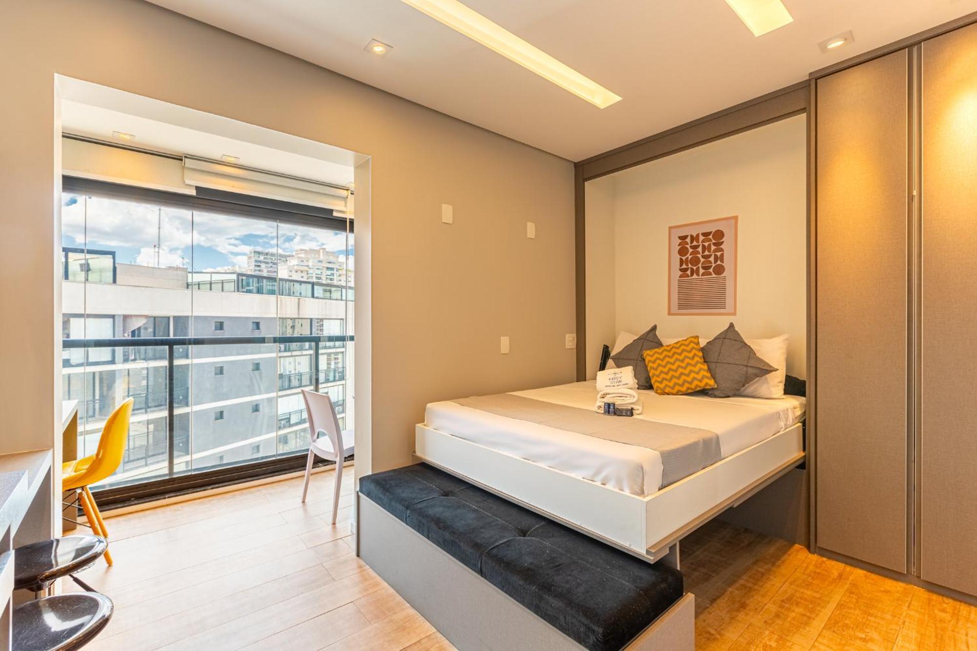 Apartamento Easy Star - Estiloso Na Olimpia - Ts03g